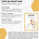 Presentazione del libro “Paolo Fortunati dopo quarant’anni”, a cura di Eloisa Betti e Giorgio Tassinari