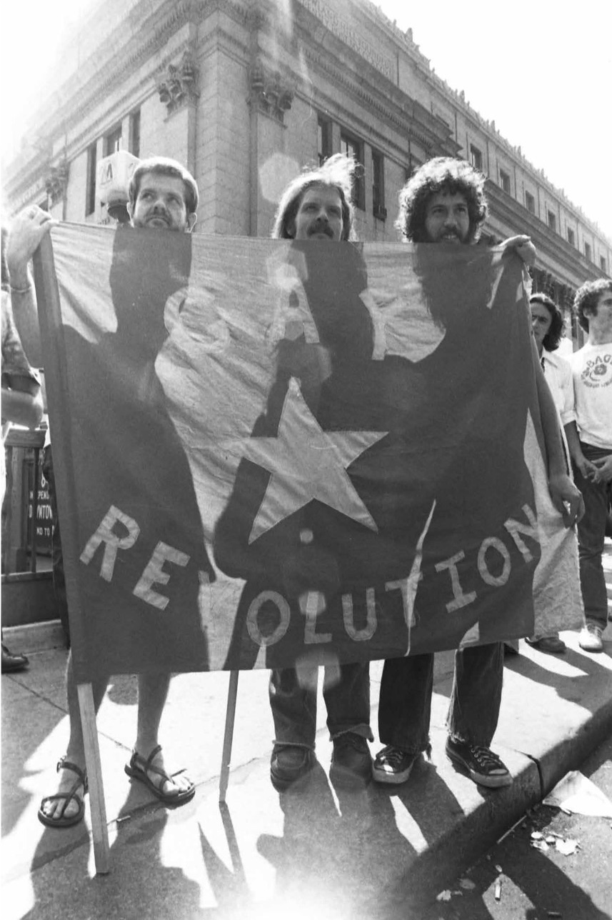 Fig. 3. Roby Schirer, Manifestazione gay a New York, 1976.